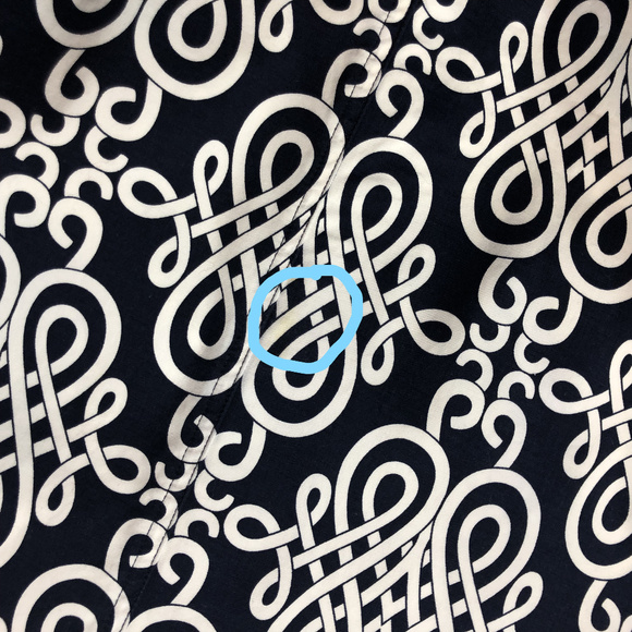 Jones New York Navy/White Print Stretch Mini Skirt - Picture 7 of 7